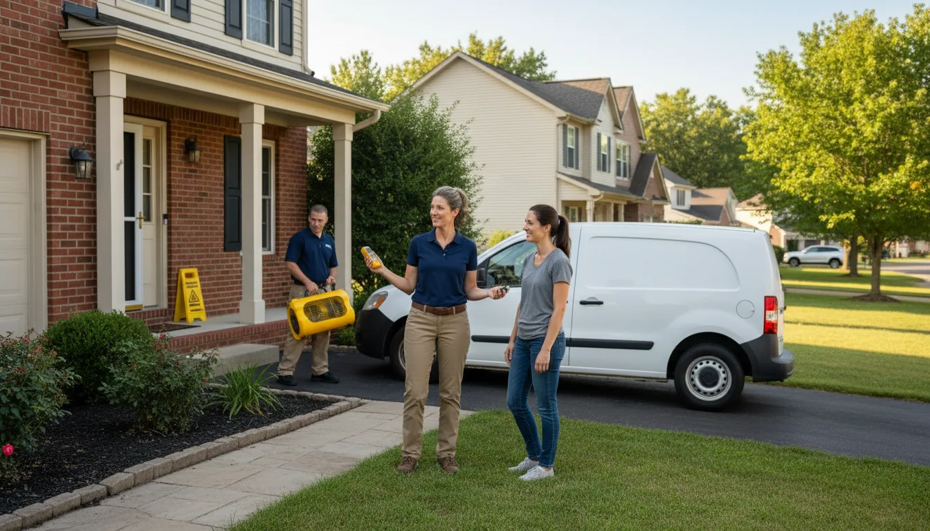 Water restoration image for Home Water Damage Repair in Hominy, OK